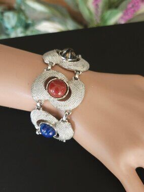 Vintage Sarah Coventry Multi-Swirl Bracelet